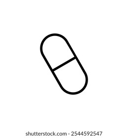 Pills icon logo design. capsule icon. Drug sign and symbol