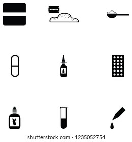 pills icon set