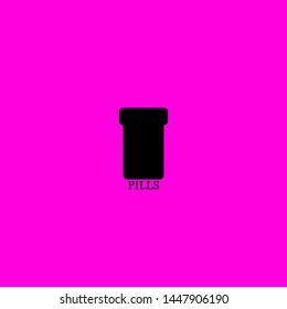 pills icon sign signifier vector