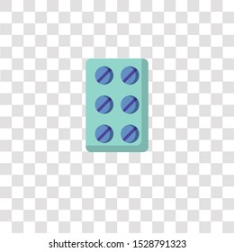 pills icon sign and symbol. pills color icon for website design and mobile app development. Simple Element from medical collection for mobile concept and web apps icon.