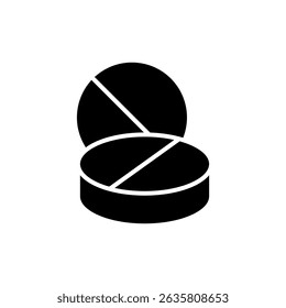 Pills icon symbol for apps and websites. capsule icon. Drug sign and symbol