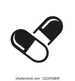 Pills icon. Trendy Pills logo concept on white background from Health and Medical collection. Suitable for use on web apps, mobile apps and print media.