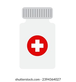 Pills icon vector. Antibiotics illustration sign. Vitamins symbol or logo.