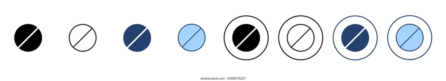 Pills icon vector. capsule icon. Drug sign and symbol
