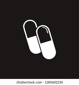 pills icon. pills vector design. sign design