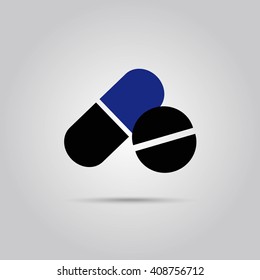 Pills icon, Vector EPS10