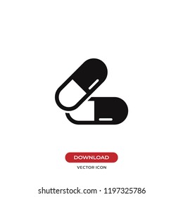 Pills icon vector illustration