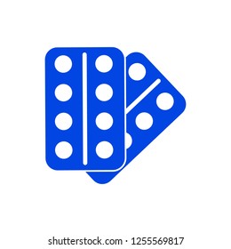 Pills icon. Vector illustration 