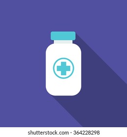 pills icon. vector illustration
