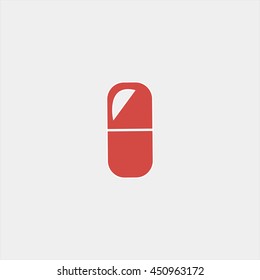 Pills icon, vector illustration
