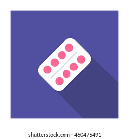 pills icon. vector illustration
