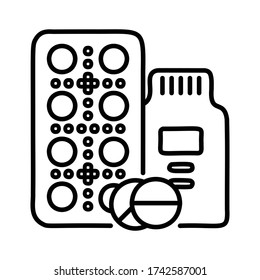 pills icon vector illustration aaa