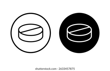 Pills icon vector illustration. capsule icon. Drug sign and symbol
