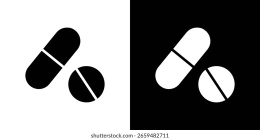 Ícone de comprimidos Gráficos escalonáveis por vetor