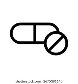 Ilustración de diseño de símbolo de Vector de icono de píldoras