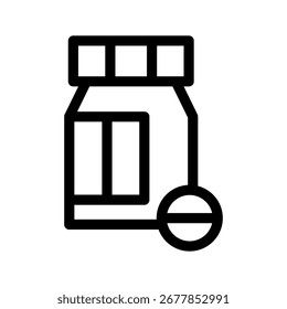 Pills Icon Vector Symbol Design Illustration