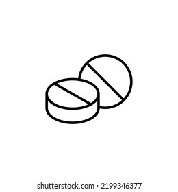 Icono de Pills para web y aplicación móvil. icono de la cápsula. Signo y símbolo de drogas