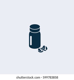 Pills icon,Health icon,Sleep and rest symbol stock vector illustration.