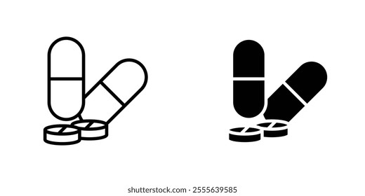 Pills icons for app and websites.