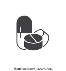 pills icons  symbol vector elements for infographic web
