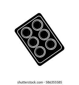 Pills medicine drug icon vector illustration graphic design
