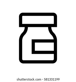 Pills mini line, icon, background and graphic. The icon is black and white, linear  flat, vector, pixel perfect, minimal, suitable for web and print. 