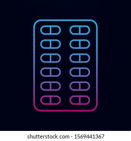 Pills nolan icon. Simple thin line, outline vector of medecine icons for ui and ux, website or mobile application