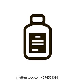 Pills pack on green background