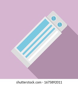 Pills package icon. Flat illustration of pills package vector icon for web design