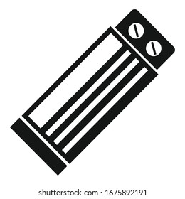 Icono del paquete de almohadillas. Simple ilustración del icono vectorial del paquete de pastillas para el diseño web aislado en fondo blanco