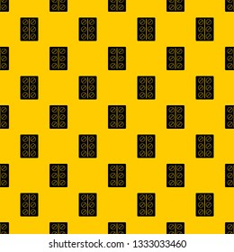 Pills pattern seamless vector repeat geometric yellow for any design