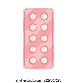 pills in push blister icon