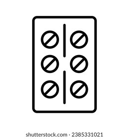 pills tablet icon vector isolated