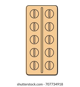 pills tablets isolated icon