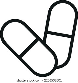 Pega el icono de la línea delgada. Símbolo con estilo de contorno de moda. Diseño premium para web y aplicaciones. Perfecto para la interfaz de usuario.