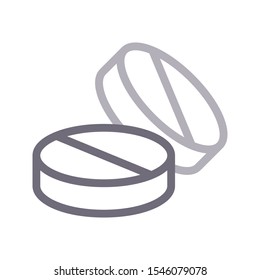 Pills Vector Color Line Icon