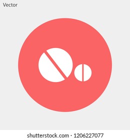pills vector icon 10 eps