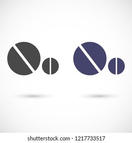 pills vector icon 10 eps