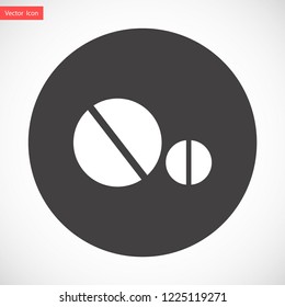 pills vector icon 10 eps