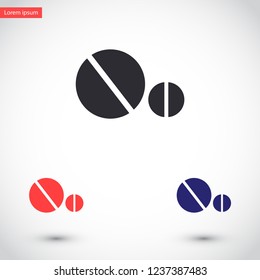 pills vector icon 10 eps