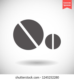 pills vector icon 10 eps