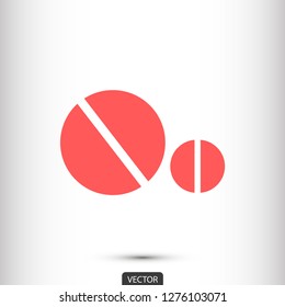 pills vector icon 10 eps