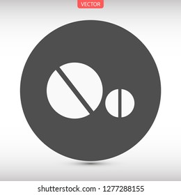 pills vector icon 10 eps