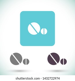 pills vector icon 10 eps , Lorem ipsum Flat design