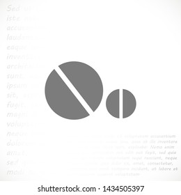 pills vector icon 10 eps , Lorem ipsum Flat design