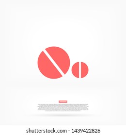 pills vector icon 10 eps , Lorem ipsum Flat design