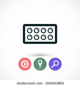 Pills  vector icon 