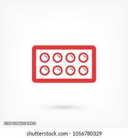 Pills  vector icon 