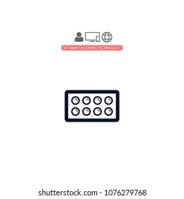 Pills  vector icon 
