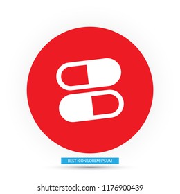 Pills  vector icon